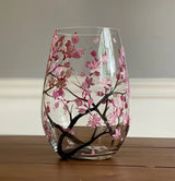 Sandsberg | Wijnglas Four Seasons Tree - handgeschilderde Kunst