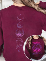 Velaris Stad Van Sterrenlicht Acotar Sweatshirt Katoen Galaxy Ontwerp