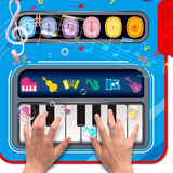 PlayTune Geluidsmat – Interactieve Muziekmat voor Kinderen met 5 Instrumenten (Drums, Piano, Viool)