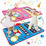 PlayTune Geluidsmat – Interactieve Muziekmat voor Kinderen met 5 Instrumenten (Drums, Piano, Viool)