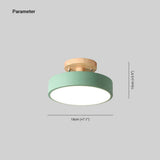 Minimalistische Houten LED Plafondlamp – Dimbaar 36W Natuurlijke Elegant