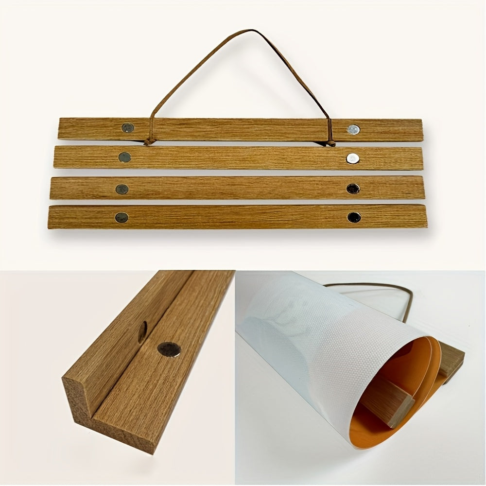 Magnetische Houten Posterophanger – Eenvoudige en Stijlvolle Wanddecoratie