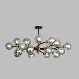 Nordic Glass Ball LED Kroonluchter – Moderne Plafondlamp