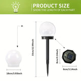 Solar LED Tuinlampen – Sferische Verlichting voor Paden en Tuinen