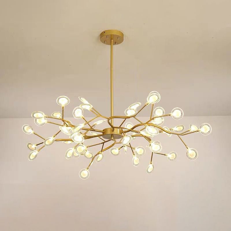 Simplicity Vertakte Vuurvliegkroonluchter | Moderne LED Vuurvlieg Acryl Kroonluchter G9 Fitting 110V/220V Dia 78cm/85cm/115cm Tijdloos Ontwerp Plafondlamp Verlichting