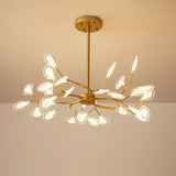 Simplicity Vertakte Vuurvliegkroonluchter | Moderne LED Vuurvlieg Acryl Kroonluchter G9 Fitting 110V/220V Dia 78cm/85cm/115cm Tijdloos Ontwerp Plafondlamp Verlichting