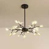 Simplicity Vertakte Vuurvliegkroonluchter | Moderne LED Vuurvlieg Acryl Kroonluchter G9 Fitting 110V/220V Dia 78cm/85cm/115cm Tijdloos Ontwerp Plafondlamp Verlichting
