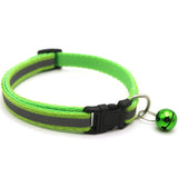 Reflecterende Kattenhalsband met AirTag Houder en Bel – Verstelbare Halsband voor Nachtzichtbaarheid