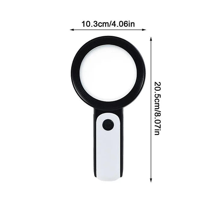Optische Vergrootglas 30X Handheld Senioren Lezen Vergroting Voor Lezen