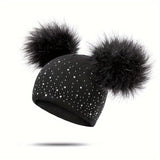 Lily Meisjes Pompon Muts - Speels en Warm voor de Wintermaanden