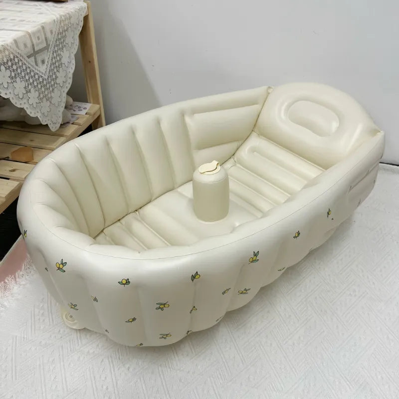 Opblaasbaar Baby-Bad voor Reizen – BubbleNest