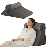 RelaxPlus Verstelbaar Bed Wigkussen – Comfort en Ondersteuning bij Herstel
