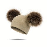 Lily Meisjes Pompon Muts - Speels en Warm voor de Wintermaanden