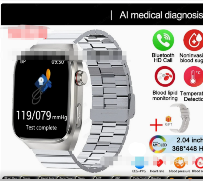 Geavanceerde Gezondheids Smartwatch | HealthLuxe