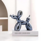 Keramiek Hondenbeeld | Ballonhond Design | Decoratief Kunstwerk | Speelse Eyecatcher | Hoogwaardig Materiaal | Woonkamer Slaapkamer Kantoor | Unieke Moderne Interieurdecoratie | Perfect Cadeau | Diverse Kleuren