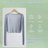 Linnen gebreide cardigan met knopen