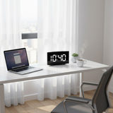 CurveClock | LED Digitale Wecker met Gebogen Scherm en Automatische Verlichting