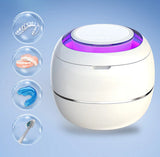 Mini UV Ultrasone Cleaner – Draagbare Reinigingsmachine voor Sprankelende Retainers, Kunstgebitten en Sieraden