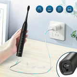 Oplaadbare Sonische Tandenborstel | Stil & Krachtig | 8 Opzetborstels | USB