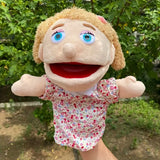 Lila Schattige Handpop - Creatief Speelgoed voor Kinderen