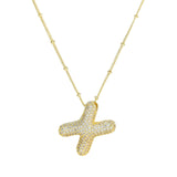 Diamanten Ketting met Letter