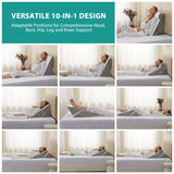 RelaxPlus Verstelbaar Bed Wigkussen – Comfort en Ondersteuning bij Herstel