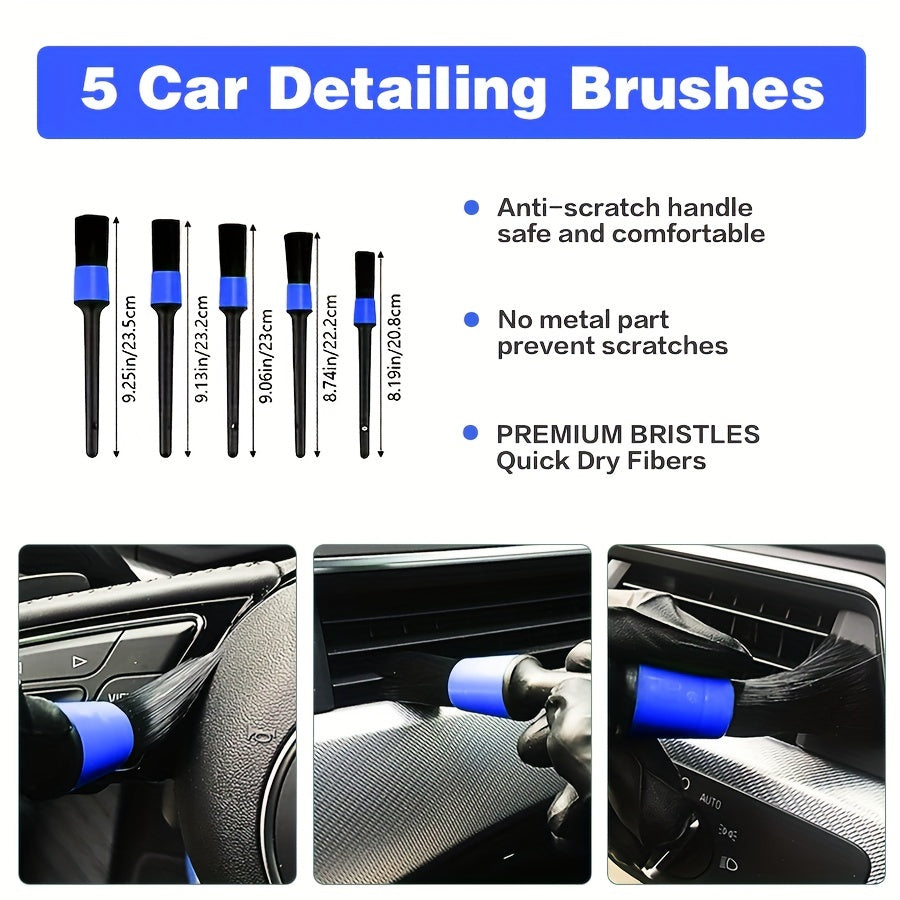 Multifunctionele Auto Wasborstelset – Compleet en Praktisch