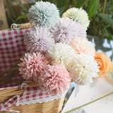 Set van 5 Kunst Chrysant Bloemen – Realistische Bloemstukken voor Bruiloften en Huisdecoratie