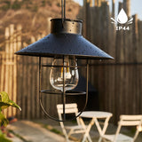 Set van 2 Solar Retro Lantaarns – Vintage Hanglampen voor Tuin en Balkon