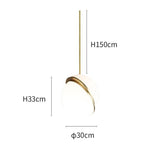 Halve Maan Hanglamp - LED Hanglamp