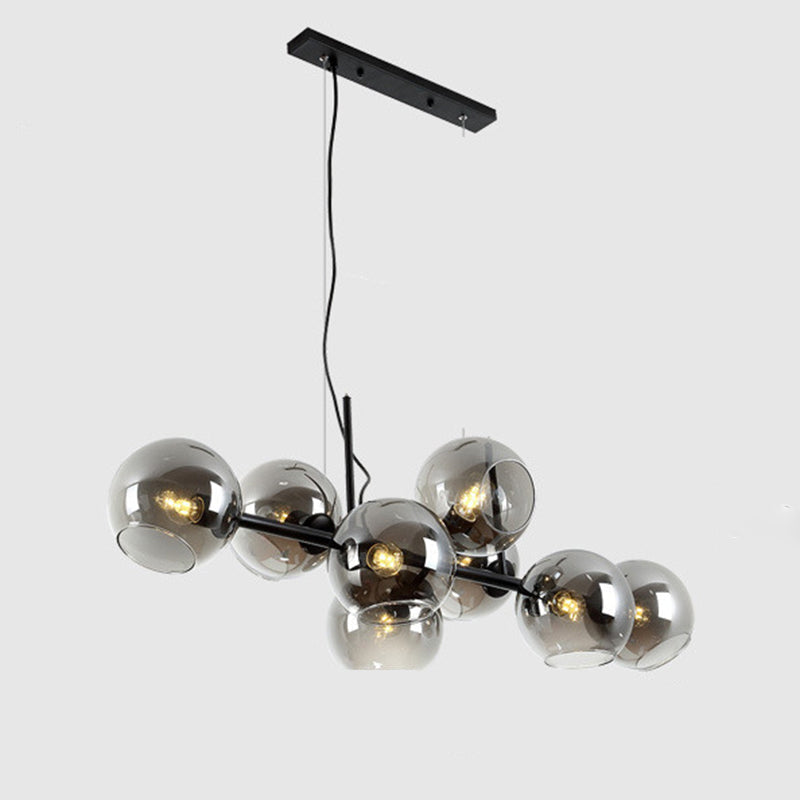 Moderne Eettafel Kroonluchter – Strakke Minimalistische LED Hanglamp