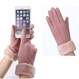 Warme waterdichte winterhandschoenen – touchscreen, gevoerd met fleece voor vrouwen