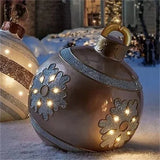 MegaSphere | Draai hoofden en verspreid vrolijkheid met deze enorme kerstballen!