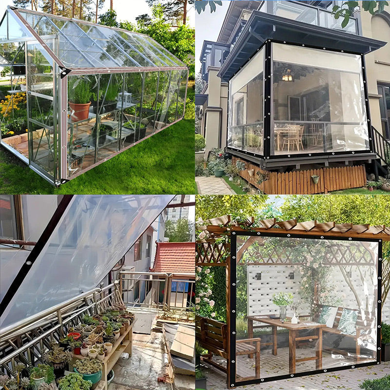 50% KORTING | Transparant beschermzeil voor tuin en buiten