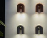 Moderne LED Wandlamp in Boogvorm
