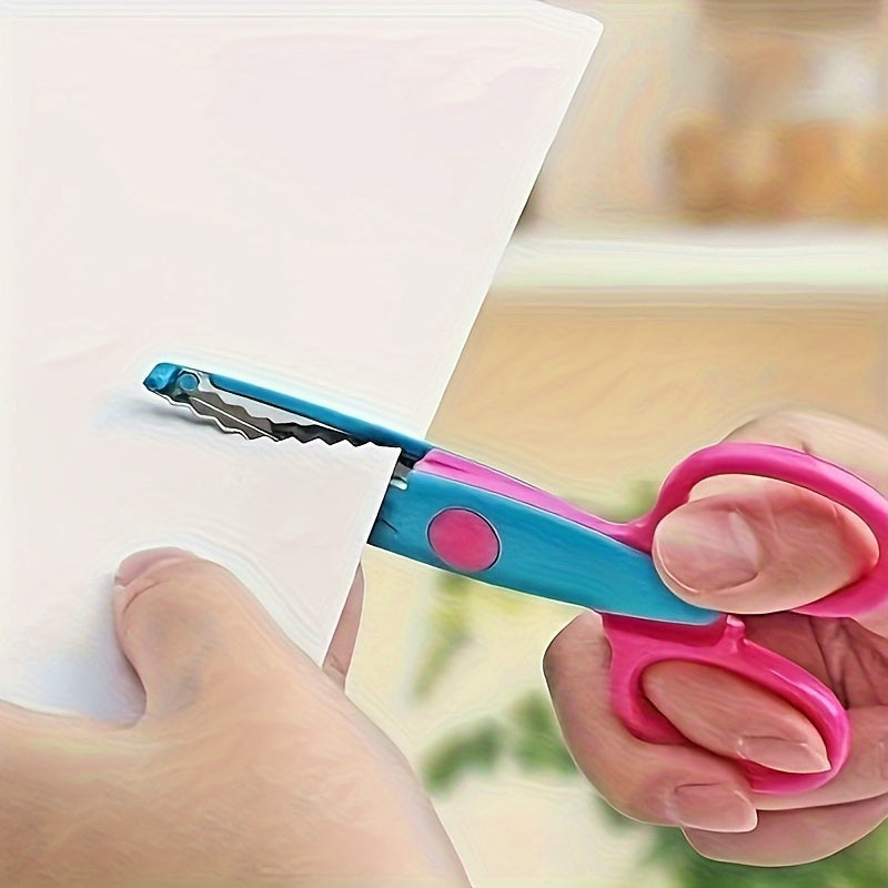 Kleurrijke Creatieve Knipscharen Set – Decoratieve Randen voor Handwerk en DIY