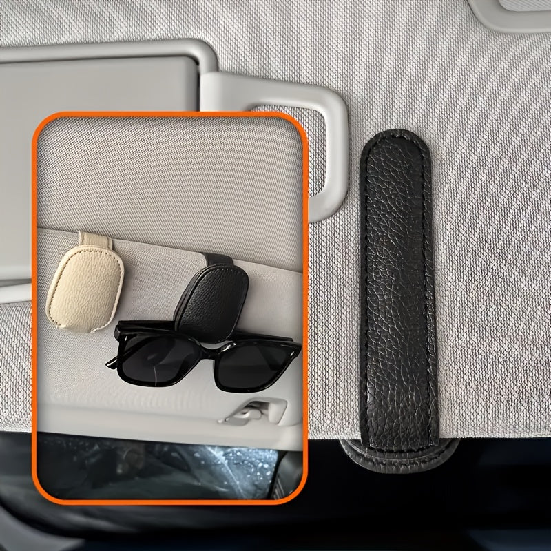 Universele Auto Brilclip – Handige Opberger voor Zonneklep