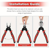 MultiGrip 5-in-1 Tangenset – Flexibele Tool voor Elke Taaie Klus