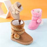 Schattige Pluche Boots voor Meisjes - Voor Warmte en Comfort