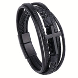 Spirituele Leren Armband - Voor de Moderne Man