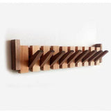 Massief houten piano wandhaken, entreehaken, woonkamer wandgarderobe, garderobe achter de slaapkamerdeur