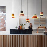 Eenvoudige Scandinavische eettafellamp, hoogwaardige woonkamer kroonluchter, Macaron acryl