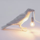 Geluks vogel tafel lamp, creatief en individueel, slaapkamer nachtlamp, dierlijke vogel hars wandlamp, decoratie
