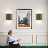 Stille LED-Ganglamp, Macaron-Wandlamp voor Entree en Slaapkamer-Nachtgebied, Hars-Romeinse Zuilen-Wandlamp
