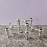 Creatieve driepoot kaarsenhouder, decoratief metalen legering ornament voor hotels, feesten, diners en westerse restaurants