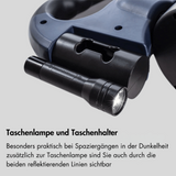 DuoLeash - Dubbel multifunctioneel hondenriem met zaklamp