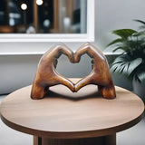 WoodLove - Hartvormig Handwerk van Eiken Hout