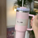 Vacuümgeïsoleerde beker met deksel en rietje – ThermoTumbler