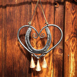 Windspel – LuckLove – gerecyclede hoefijzers – handgemaakte hanger