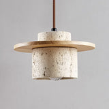 Moderne Hanglamp van Steen en Hout